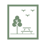 natural surroundings icon in Brabrand Jutland.
